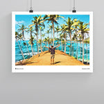 Load image into Gallery viewer, Custom Simple Travel Poster
