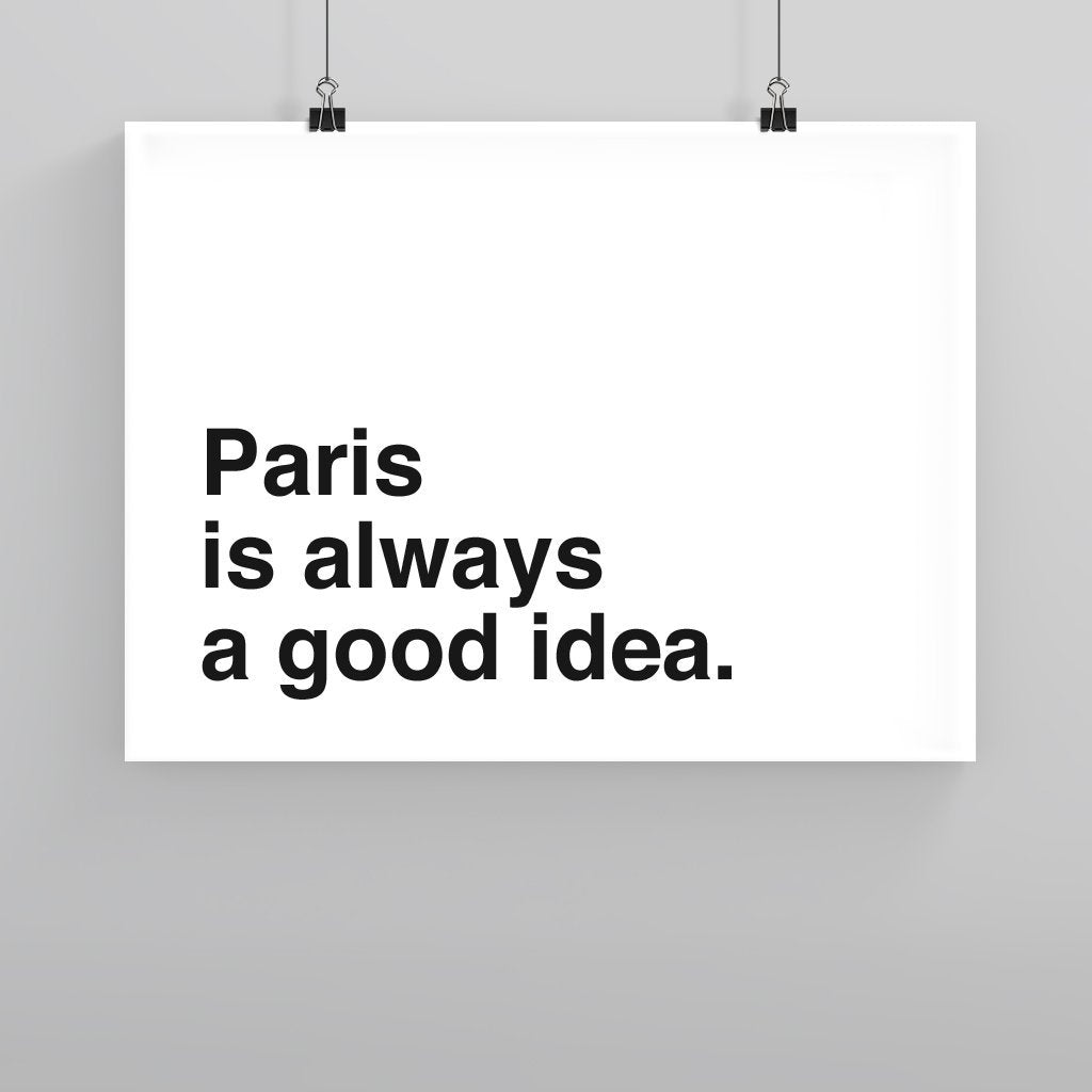 Always a Good Idea (Custom Poster) - Custom Travel Posters
