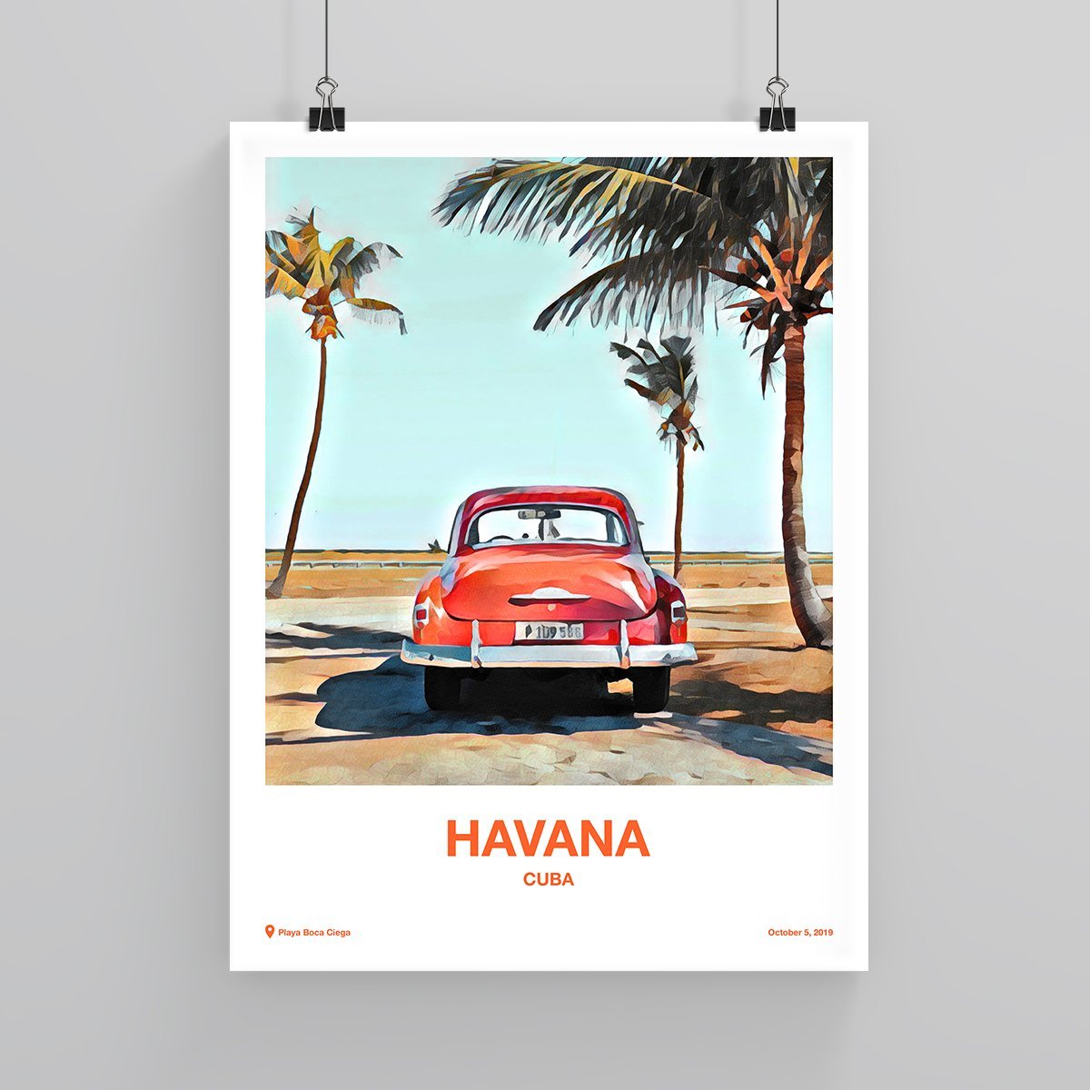 Custom Classic Travel Poster - Custom Travel Posters
