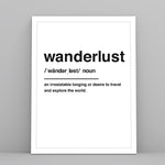 Load image into Gallery viewer, Wanderlust Definition - Custom Travel Posters
